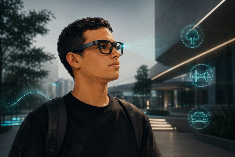 Blinde Mark Morad kan met eigen app weer -zien- door AI-bril